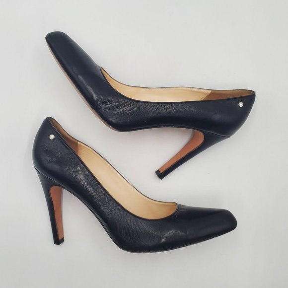 Coach Black Leather Heels - Picture 9 of 16